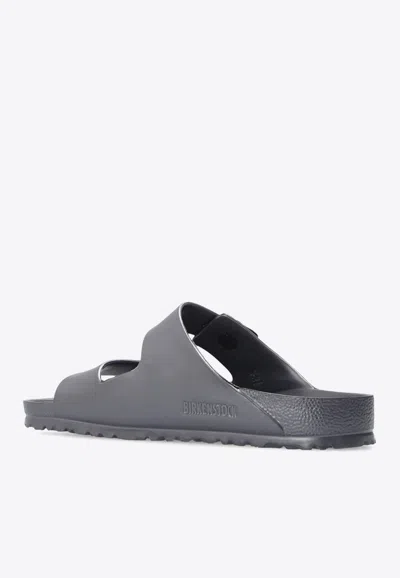 Birkenstock Arizona Natural Leather Sandals In Black