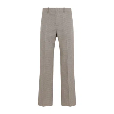 Jil Sander Roof Shadow Grey Virgin Wool Pants In Grey