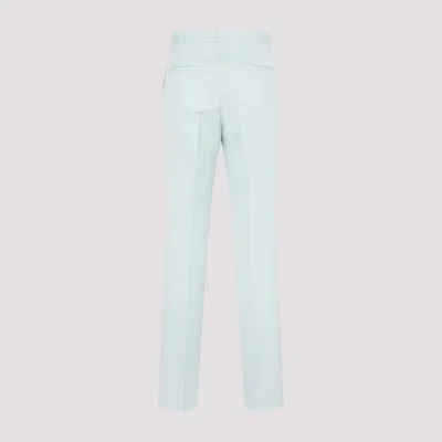 Jil Sander Tailored Wool Pants In Blue