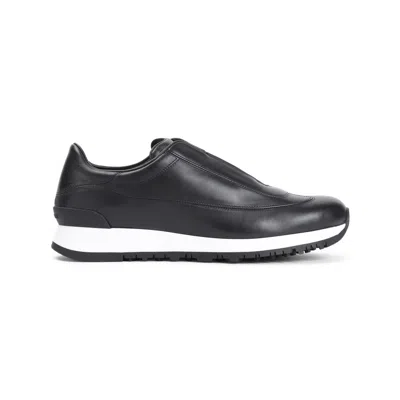 Shop John Lobb Sneakers In Black