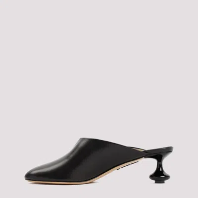 Shop Loewe Mules In Black