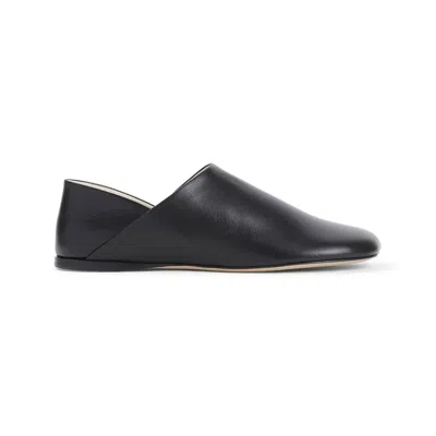 Shop Loewe Slippers In Black