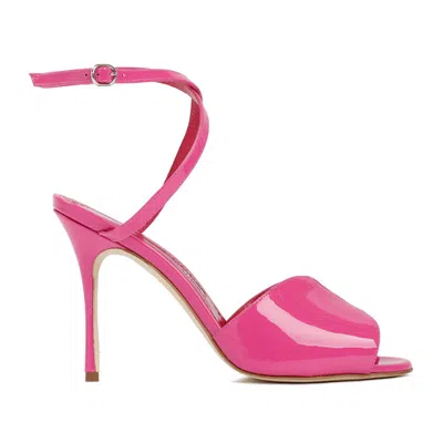 Shop Manolo Blahnik Sandals In Multicolor