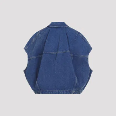 Marni Blue Stonewashed Jacket In Blue