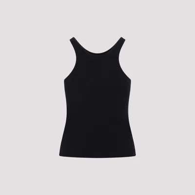 Max Mara Navy Alfeo Tank Top In Blue
