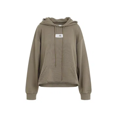 Shop Mm6 Maison Margiela Sweatshirt In Green