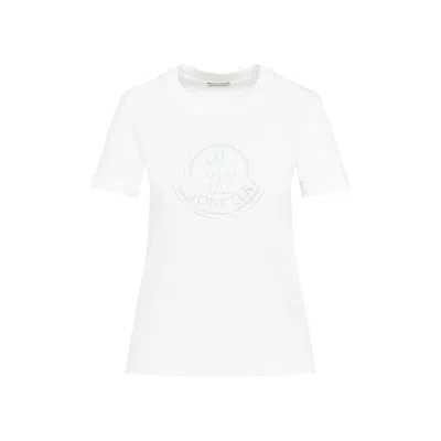 Shop Moncler Tshirt In White