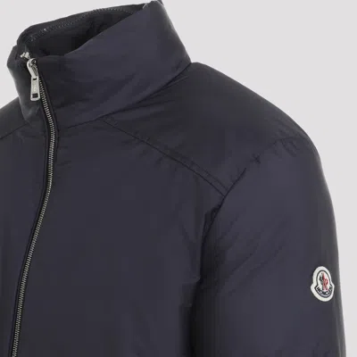 Shop Moncler Wintercoat In Blue