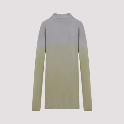 Moncler X Rick Owens Moncler + Rick Owens Cut Out Knitted Jumper In Grey