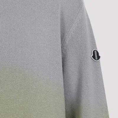 Moncler X Rick Owens Moncler + Rick Owens Cut Out Knitted Jumper In Grey