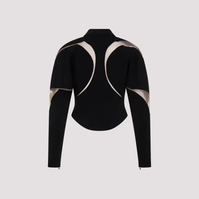 Shop Mugler Jacket In Black