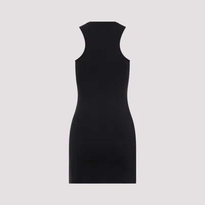 Shop Off-white Dress In Black