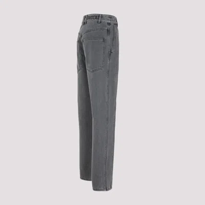 Patou Anthracite Cargo Cotton Trousers In Grey