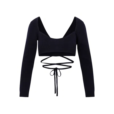 Shop Patou Top In Black