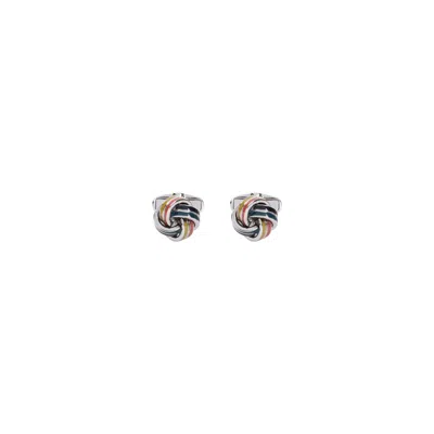 Shop Paul Smith Cufflink In Grey