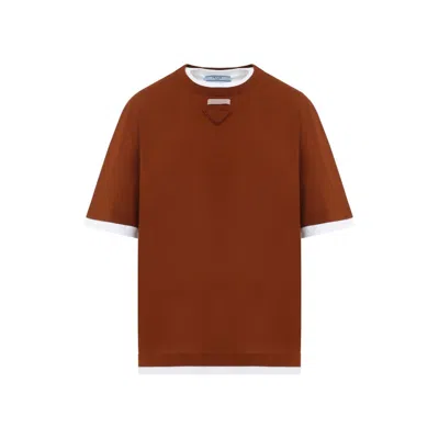 Shop Prada Sweater In Brown