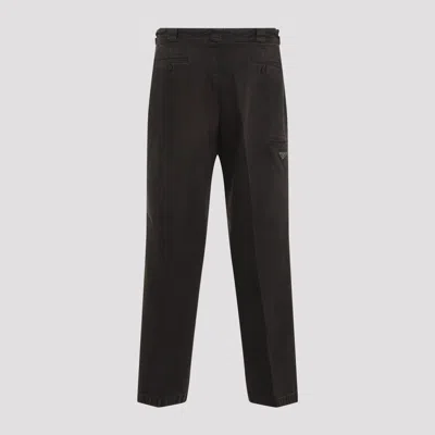 Prada Straight-leg Basic Jeans In Brown