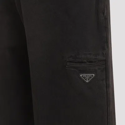 Prada Straight-leg Basic Jeans In Brown