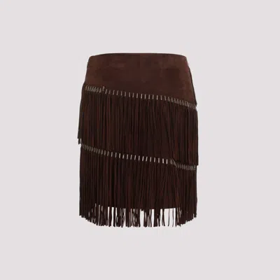 Shop Ralph Lauren Skirt In Brown