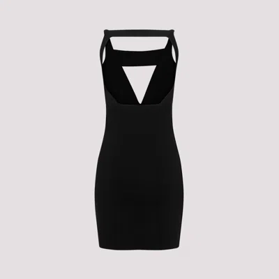 Rick Owens Knit Mini Dress Women In Black
