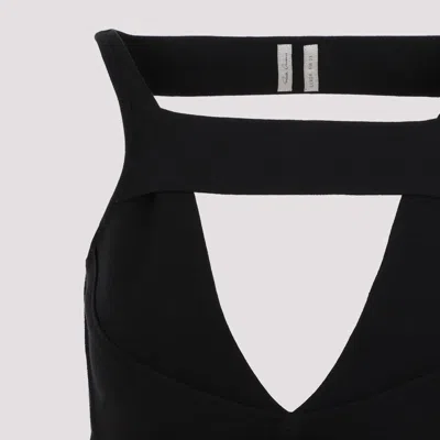 Rick Owens Knit Mini Dress Women In Black