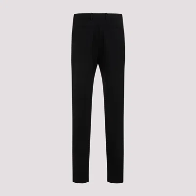 Saint Laurent Classic Wool Pants In Black