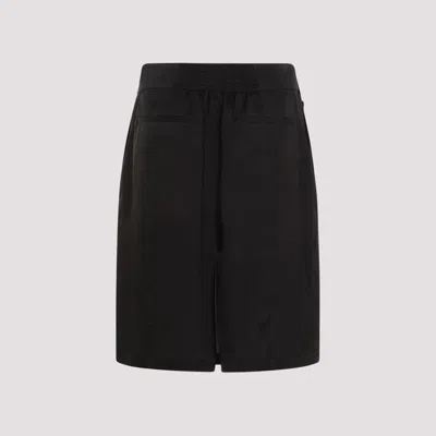 Saint Laurent Twill-weave Mini Skirt In Black