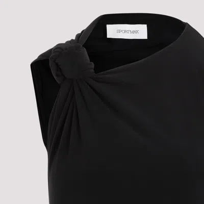 Shop Sportmax Dress In Black