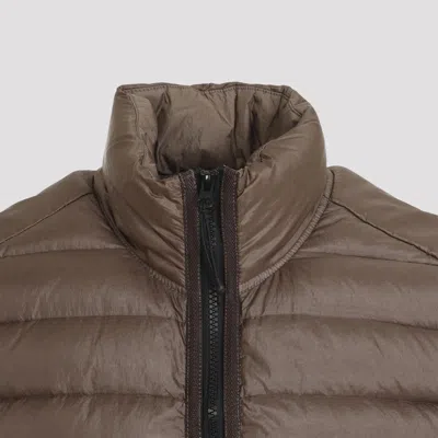 Shop Stone Island Gilet In Beige