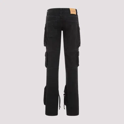 Attico Black Cotton Essie Jeans In Black