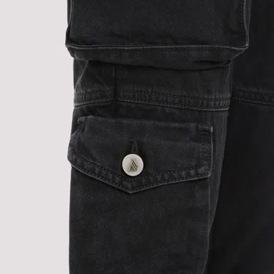 Attico Black Cotton Essie Jeans In Black