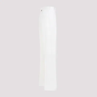 Thom Browne Straight-leg Chino Pants In White