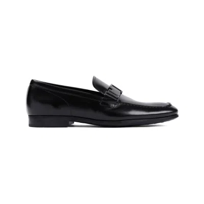 Shop Tod's Loafers In Black