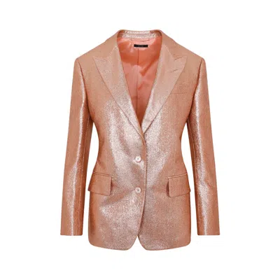 Tom Ford Tailored Jacket In Pink & Purple For Women In Multicolor