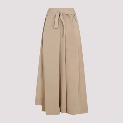 Totême Beige Tie-waist Wrap Skirt In Beige