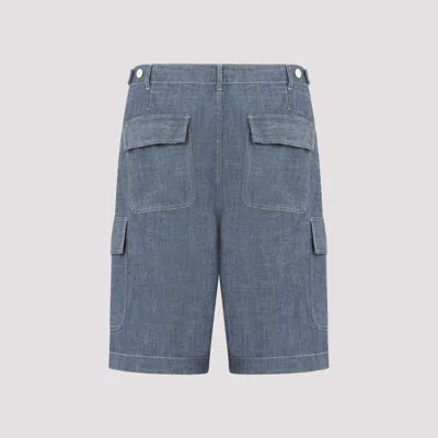 Universal Works Mw Cargo Shorts In Blue