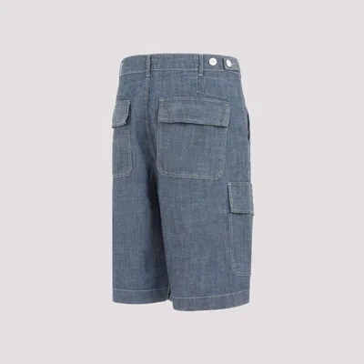 Universal Works Mw Cargo Shorts In Blue