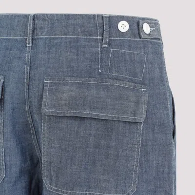 Universal Works Mw Cargo Shorts In Blue