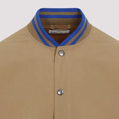 Universal Works Sand Ns Bomber Recycled Polyamide Jacket In Beige