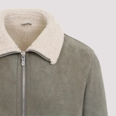 Shop Brunello Cucinelli Jacket In Green