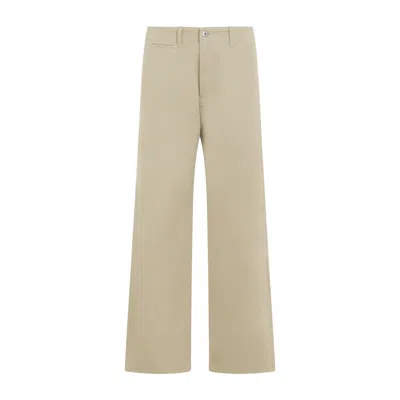 Shop Burberry Pants In Green