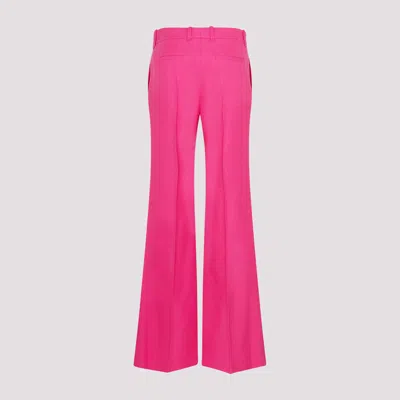 Chloé Wool Flared Pants In Multicolor