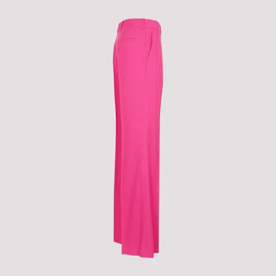 Chloé Wool Flared Pants In Multicolor