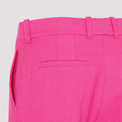 Chloé Wool Flared Pants In Multicolor