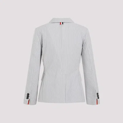 Shop Thom Browne Jacket In Grey