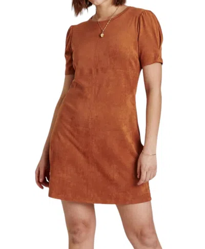 Another Love Demi Mini Dress In Maple In Brown
