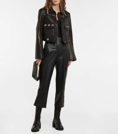 Khaite Melie Pant In Black In Black