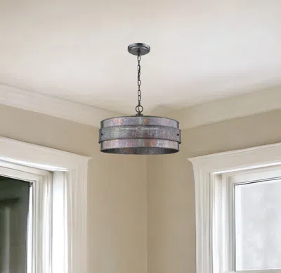 Homezia Ryker 3-light Bronze Patina Pendant