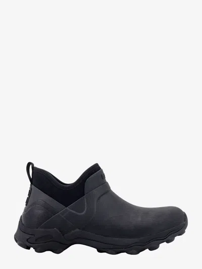 Givenchy Black Ankle Boots With 4g Motif In Rubber And Fabric In Multi