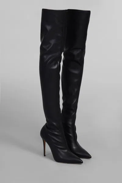 Shop Casadei Julia High Heels Boots In Black